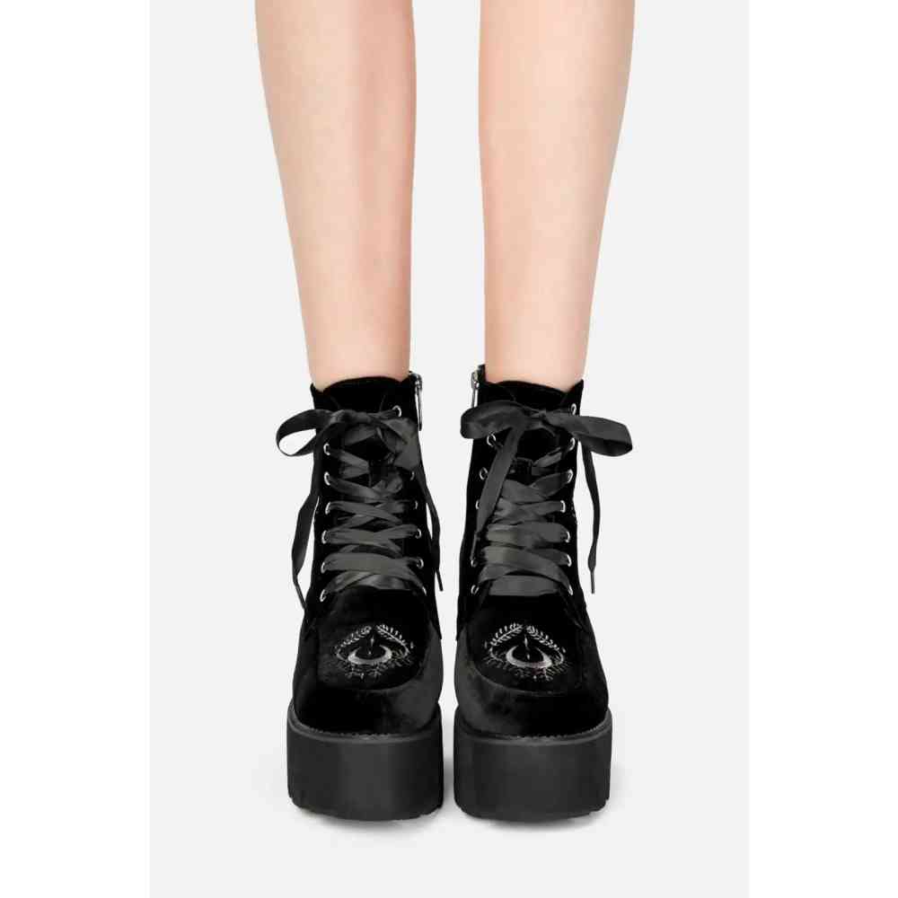 Restyle - Moonlit Trail Enkellaars - Zwart